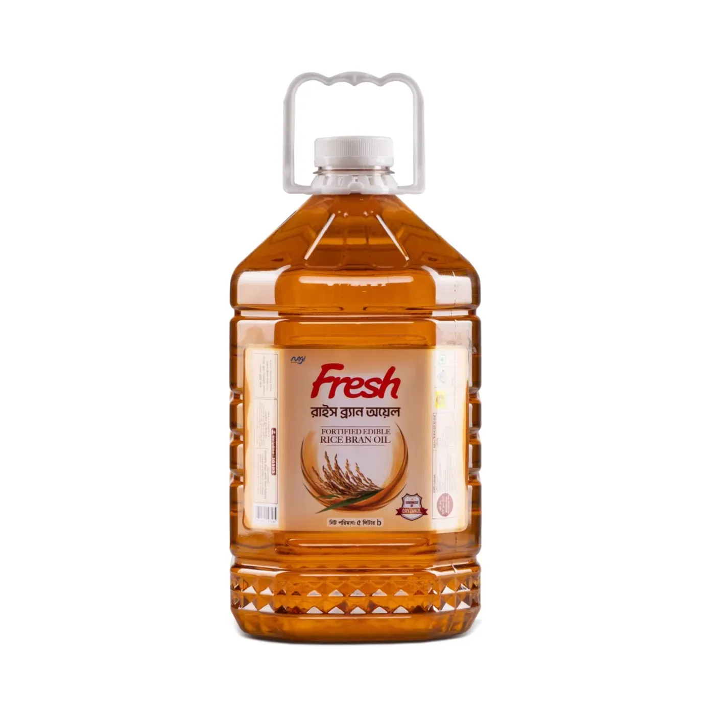 Fresh Rice Bran Oil (5 ltr)